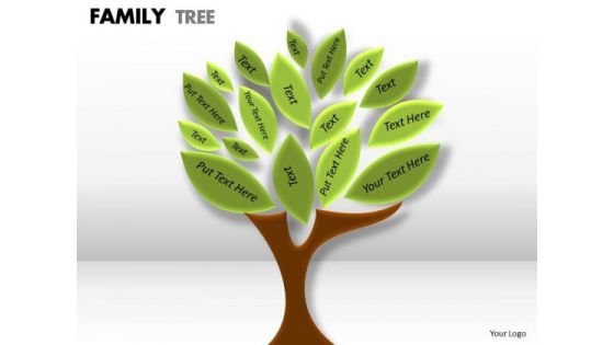 Business Diagram Family Tree Consulting Diagram