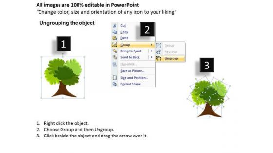 Business Diagram Family Tree Strategic Management