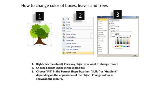 Business Diagram Family Tree Strategy Diagram