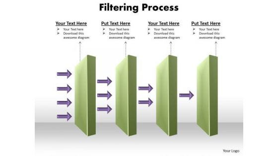 Business Diagram Filtering Process PowerPoint Slides Business Cycle Diagram