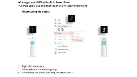 Business Diagram Five Horizontal Tags For Data Representation Presentation Template