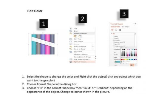Business Diagram Five Options Vertical Process Chart Presentation Template