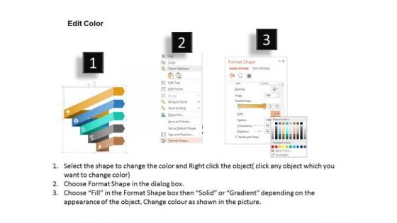 Business Diagram Five Pictorial Text Boxes In Vertical Sequence Presentation Template