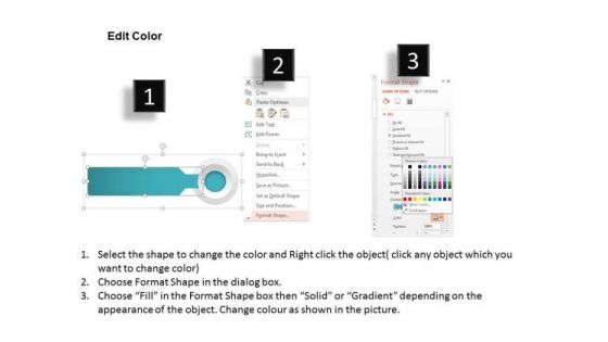 Business Diagram Five Staged Infographics For Text Representation Presentation Template