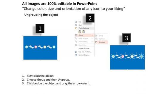 Business Diagram Footprints For Business Progress Presentation Template