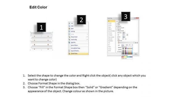 Business Diagram Four Banner Style Text Boxes For Data Representation Presentation Template