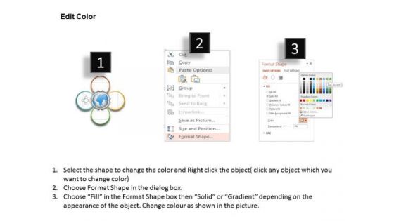 Business Diagram Four Options Layout Diagram For Business Presentation Template