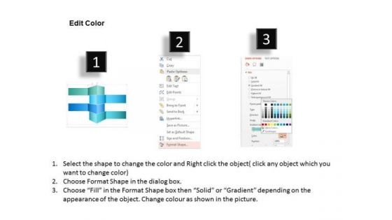 Business Diagram Four Staged Colored Text Boxes For Data Flow Presentation Template