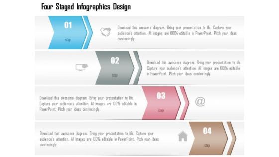 Business Diagram Four Staged Infographics Design Presentation Template Business Diagram Four Staged Infographics Design Presentation Template