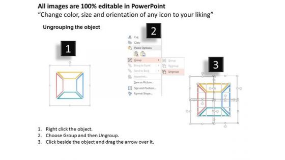 Business Diagram Four Staged Process Diagram Presentation Template