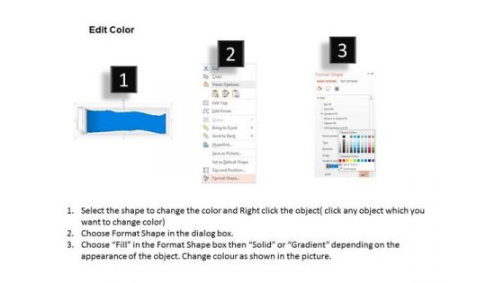 Business Diagram Four Staged Torn Paper For Text Display PowerPoint Template