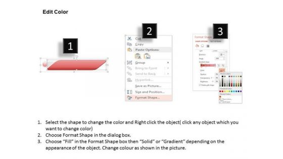 Business Diagram Four Staged Vertical Text Box Diagram Presentation Template