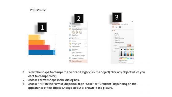 Business Diagram Four Stages Of Visual Information Processing Presentation Template
