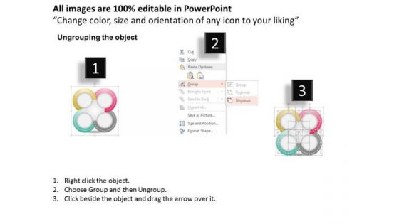 Business Diagram Four Stages Process Diagram Presentation Template
