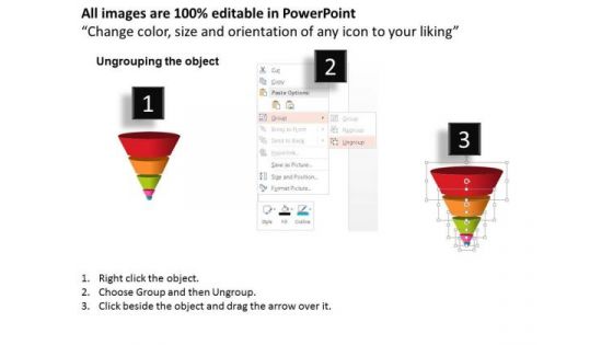 Business Diagram Funnel For Percentage Data Presentation Template