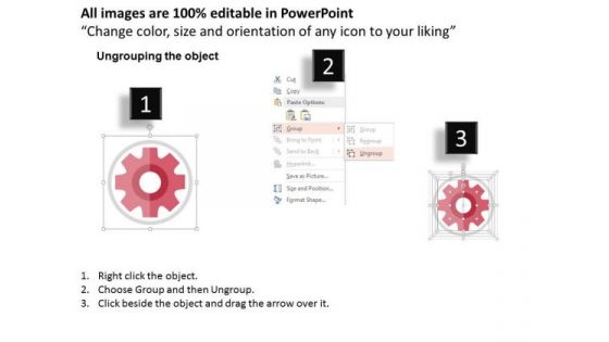 Business Diagram Gears For Accelerated Growth Presentation Template