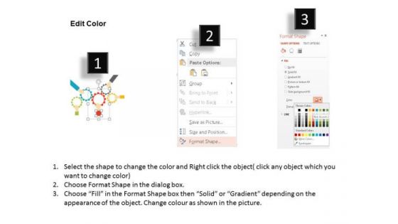 Business Diagram Hands Turning Gears For Teamwork Presentation Template
