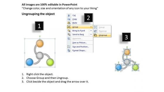 Business Diagram Hub And Spoke Distribution Network 3 Stages Sales Diagram