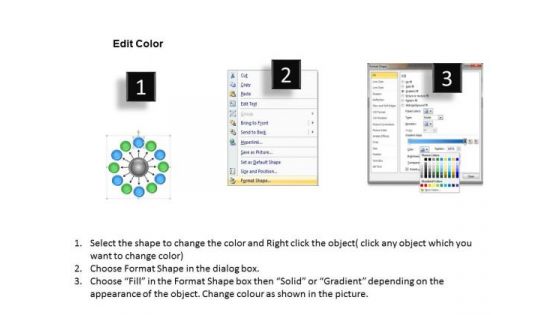 Business Diagram Hub And Spoke Process 12 Stages Consulting Diagram