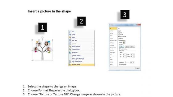 Business Diagram Illustration Of Team Introduction Presentation Template