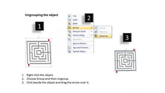 Business Diagram Labyrinth Misc Business Framework Model