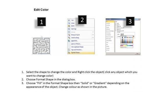 Business Diagram Labyrinth Rectangular Mba Models And Frameworks