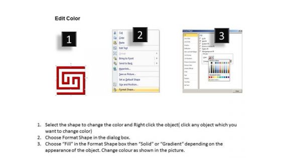 Business Diagram Labyrinth Rectangular Ppt Red Modal Marketing Diagram