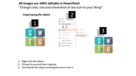 Business Diagram Layout For Business Swot Analysis Presentation Template