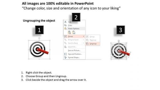 Business Diagram Layout For Target Planning Presentation Template