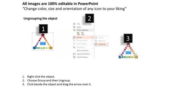 Business Diagram Lewis Model PowerPoint Template