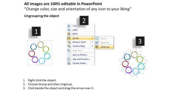 Business Diagram Life Cycle Diagrams Process 7 Stages Strategy Diagram