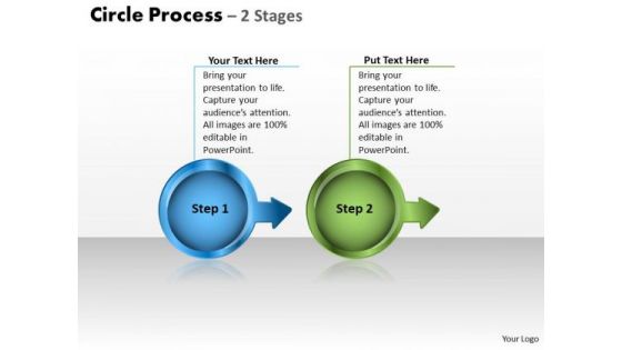 Business Diagram Linear Flow Step