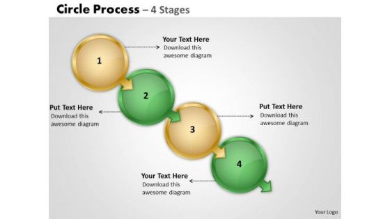 Business Diagram Linear Flow Step 4 Mba Models And Frameworks
