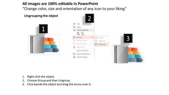 Business Diagram Modern Infographic Options Banner With Diary PowerPoint Template