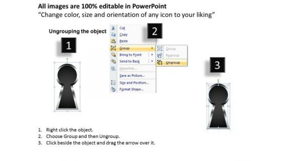 Business Diagram Multiple Keys For Success In Business Presentation Template
