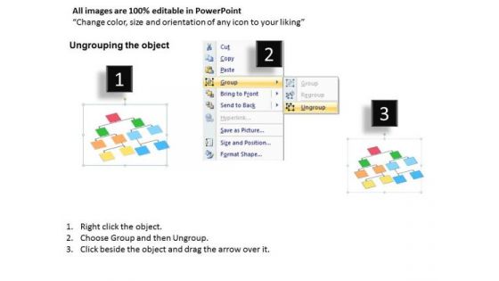 Business Diagram Organization Chart Boxes Business Cycle Diagram