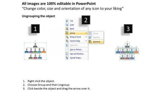 Business Diagram Organization Chart PowerPoint Ppt Presentation