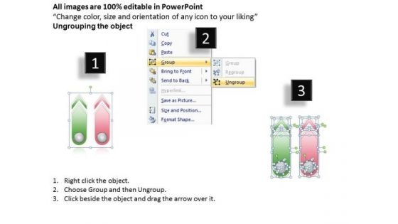 Business Diagram Parallel Process 3 Stages Sales Diagram
