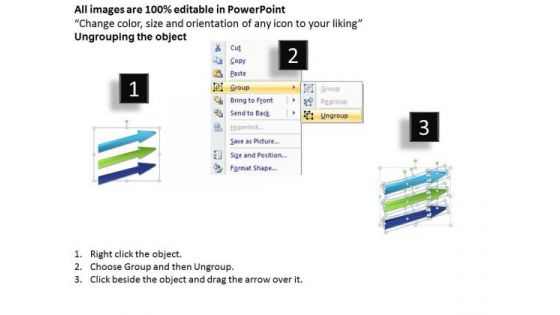 Business Diagram Parallel Process Stages Marketing Diagram