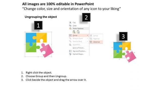 Business Diagram Puzzle Pieces For Business Solution Presentation Template
