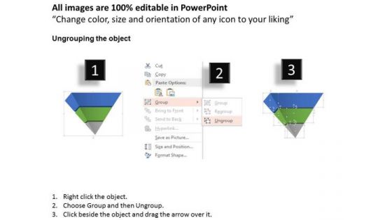 Business Diagram Pyramid With Three Stages Graphic Presentation Template