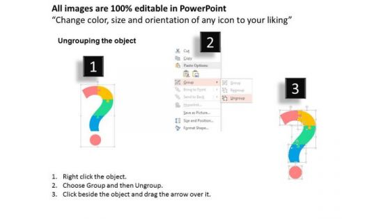 Business Diagram Question Mark For Business Queries Presentation Template