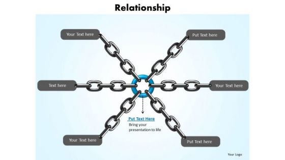 Business Diagram Relationship Business Framework Model