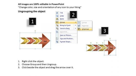 Business Diagram Sales Diagram Arrow Process 3 Stages Business Cycle Diagram