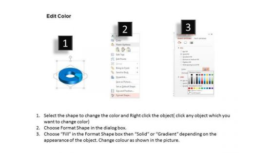 Business Diagram Set Of Circular Pie Graphs With Percentage Values Presentation Template