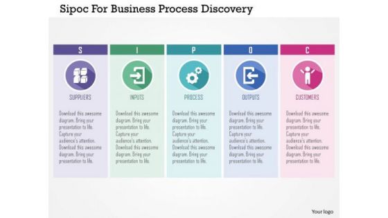 Business Diagram Sipoc For Business Process Discovery Presentation Template Business Diagram Sipoc For Business Process Discovery Presentation Template
