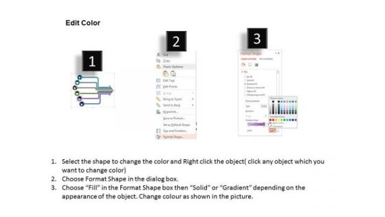 Business Diagram Six Steps Combined As One Arrow Presentation Template