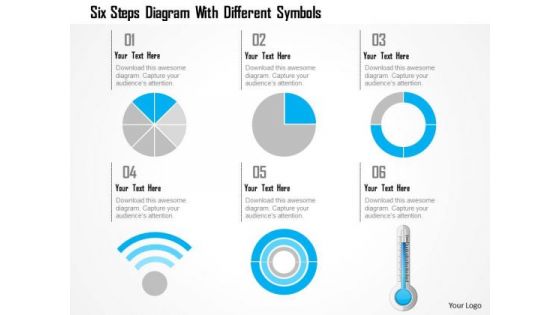 Business Diagram Six Steps Diagram With Different Symbols Presentation Template Business Diagram Six Steps Diagram With Different Symbols Presentation Template