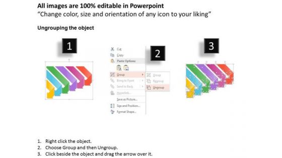 Business Diagram Six Steps Of Business Innovation Presentation Template