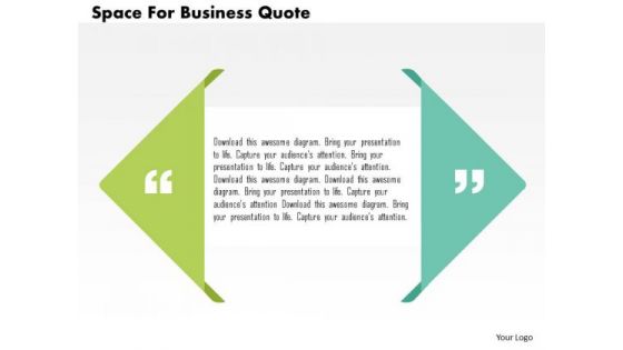 Business Diagram Space For Business Quote Presentation Template Business Diagram Space For Business Quote Presentation Template